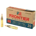 Hornady Frontier Cartridge Centerfire Rifle Brass .223 Rem 55-Grain 20-Rounds FMJ - Hornady