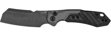 Kershaw 7850 Launch 14 AUTO Folding Knife 3.375 BlackWashed CPM-154 Cleaver Blade Gray - Kershaw Knives