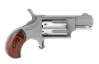 North American Arms Mini-Revolver Convertible Stainless .22 LR 1.125 Barrel 5-Rounds with .22 Mag Cylinder - North American Arms