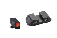 AmeriGlo Glock Trooper Set Orange Front Green Rear Night Sights - Ameriglo