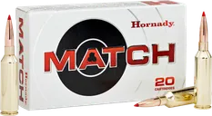 Hornady Match Brass .300 Win Mag 195-Grain 20-Rounds ELD-M - Hornady