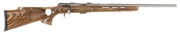 Savage 93R17 BTVSS Wood Laminate .17 HMR 21 Barrel 5-Rounds - Savage Arms