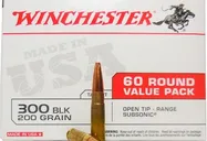 Winchester USA Value Pack Brass .300 AAC Blackout 200-Grain 60-Rounds OT - Winchester