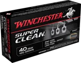 Winchester Super Clean Brass .40 SW 120 Grain 50-Rounds FMJ - Winchester