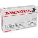 Winchester USA Brass 7.62 X 51 / .308 Win 149-Grain 20-Rounds FMJ - Winchester