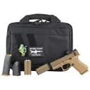Glock 43X Hush Puppy 9mm 3.92 Barrel 10-Rounds Includes Hush Puppy Project Model 2 Suppressor  Holosun 407K Red Dot - Glock