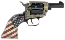 Heritage Barkeep Color Case Hardened .22 LR 2 Barrel 6-Rounds American Flag Grip - Heritage Manufacturing