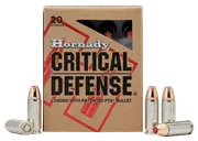 Hornady Critical Defense Nickel Plated Brass .30 Super Carry 100-Grain 20-Rounds FTX - Hornady