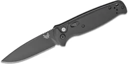 Benchmade Composite Lite Auto Automatic Knife - 3.4 Plain Drop-Point Blade with Manual Safety - Benchmade