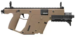 Kriss Vector G2 SDP-E Flat Dark Earth 10mm 6.5 Barrel 15-Rounds Threaded with Front/Rear Flip Sights - KRISS USA