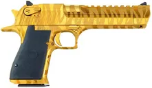 Magnum Research Desert Eagle MK19 Gold Tiger Stripe .50 AE 6 Barrel 7-Rounds - Magnum Research