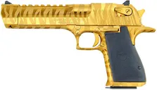 Magnum Research Desert Eagle MK19 Gold Tiger Stripes .44 Mag 6 Barrel 8-Rounds - Magnum Research