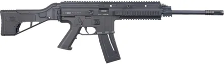 Mauser M-15 .22 LR 16.5 Barrel 22-Rounds Adjustable Flip-Up Sights - Blue Line