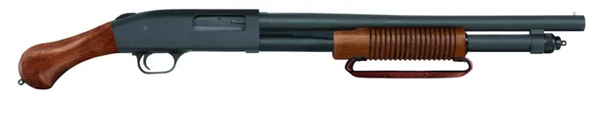 Mossberg 590 Nightstick Walnut 12 GA 18.5 Barrel 6-Rounds - Mossberg