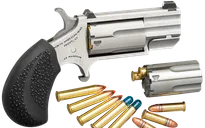 North American Arms Pug Stainless .22 LR / 22 WMR 1 Barrel 5-Rounds - North American Arms