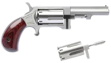 North American Arms Sidewinder Stainless .22 LR / .22 Mag 2.5 Barrel 5-Rounds Conversion - North American Arms