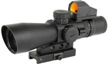 NC Star USS Gen ll Scope & Red Dot Combo 3-9x42mm P4 Sniper Reticle - NcSTAR