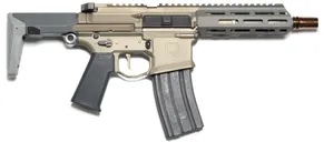 Q Honey Badger SBR Flat Dark Earth .300 AAC Blackout 7 Barrel 30-Rounds Adjustable Stock - Q