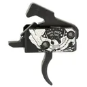 Rise Armament Rave Super Sporting Trigger Single-Stage Curved Live Free or Die Logo - RISE Armament