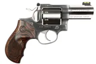 Ruger GP100 Stainless .357 Mag 3 Barrel 7-Rounds Fiber Optic Sight - Ruger