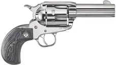 Ruger Vaquero Stainless .357 Mag / .38 SPL 3.75 Barrel 6-Rounds Birds Head Grip - Ruger