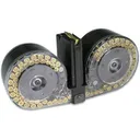 RWB Dual Drum Magazine Black / Clear 5.56 NATO  / .223 Rem 100-Rounds - Rwb