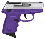 SCCY CPX-4 Purple / Stainless 9mm 2.96 Barrel 10-Rounds Manual Safety - SCCY