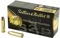 Sellier and Bellot Centerfire Handgun Brass .357 Mag 158-Grain 50-Rounds SP - Sellier and Bellot