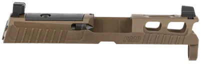 Sig Sauer P320 PRO-CUT Slide Assembly Coyote Brown 9mm 3.6 Barrel Suppressor Sights - Sig Sauer