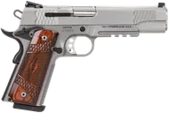 Smith and Wesson 1911 E-Series Stainless .45 ACP 5 Barrel 8-Rounds Laminate Wood Grip - Smith & Wesson