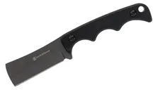 Smith and Wesson HRT Fixed Knife - 2 Plain Black Cleaver Blade Clam Packed - Battenfeld Technologies