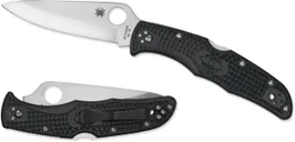 Spyderco Endura 4 Folding Knife - 3.875 Plain Drop Point Blade - Spyderco