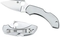 Spyderco Dragonfly Lockback Stainless Folding Knife - 2.32 Plain Drop Point Blade - Spyderco