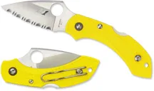Spyderco Dragonfly 2 Salt Folding Knife - 2.25 Fully Serrated Drop Point Blade - Spyderco