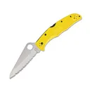 Spyderco Pacific Salt 2 Folding Knife 3.78 H1 Satin Serrated Blade - Spyderco