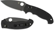 Spyderco Manix 2 XL Folding Knife - 3.875 Plain Black Drop Point Blade - Spyderco