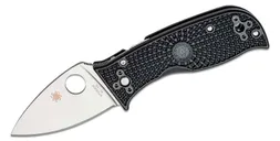 Spyderco Lil Temperance Folding Knife - 2.92 Plain Drop Point Blade - Spyderco