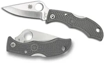 Spyderco Ladybug 3 Foliage Green Folding Knife - 1.94 Plain Clip Point Blade - Spyderco