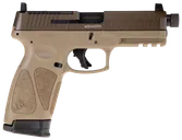Taurus G3 Flat Dark Earth 9mm 4 Barrel 17-Rounds Adjustable Rear Sight - Taurus