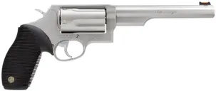 Taurus Judge Stainless .45 Colt / .410 GA 6.5 Barrel 5-Rounds Fiber Optic Front Sight - Taurus