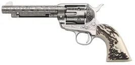 Taylors and Co 1873 Cattle Brand Nickel .357 Mag 5.5 Barrel 6-Rounds - Taylors and Company