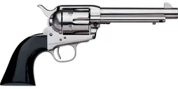 Taylors and Co 1873 Cattleman Nickel .44-40 Win 4.75 Barrel 6-Rounds Notched Rear Sight - Taylors and Company