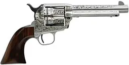 Taylors and Co 1873 Cattleman Stainless .45 Colt 4.75 Barrel 6-Rounds Photo Engraved - Taylors and Company