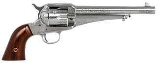 Taylors and Co 1875 Army Outlaw Stainless .45 Colt 7.5 Barrel 6-Rounds White Engraved - Taylors and Company