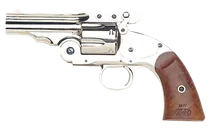 Taylors and Co Schofield Top Break Nickel .44-40 5 Barrel 6-Rounds Fixed Sights - Taylors and Company