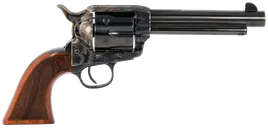 Taylors and Co Smoke Wagon Color Case Hardened .44-40 5.5 Barrel 6-Rounds Walnut Grip - Taylors and Company