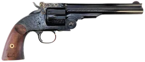 Taylors and Co Top Break Schofield .45 Colt 7 Barrel 6-Rounds Engraved - Taylors and Company