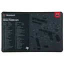 TekMat Cleaning Mat 11x17 Walther Q5 SF Diagram - TekMat
