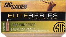 Sig Sauer Elite Accubond Hunting Ammo 308 Win 165-Grain 20-Rounds AB - Sig Sauer