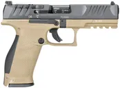 Walther PDP Tan 9mm 4.5 Barrel 18-Rounds Optics Ready - Walther Arms